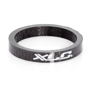 XLC A-Head Spacer negro 5 mm, 1 1/8", carbono
