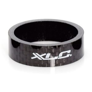XLC A-Head Spacer negro 10 mm, 1 1/8", carbono