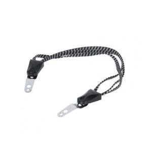 XLC RP-X07 correa tensora 3 bandas con soporte Clip 10x450/600 mm para portabultos blanco/negro