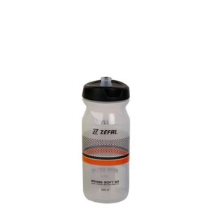Bidon Zefal Sense Soft 65 translucido negro/naranja 650 ml