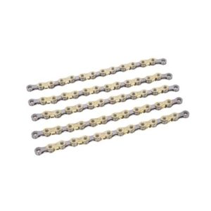 XLC CC-C031 cadena 1/2x11/128 114 eslabones 10V oro/plata