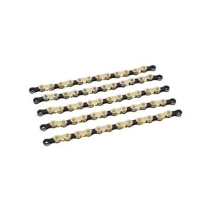 XLC CC-C041 cadena 1/2x11/128 136 eslabones 11V oro/negro