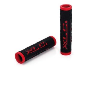 XLC GR-G07 juego de puños doble color 125 mm negros/rojos