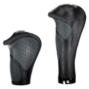XLC GR-S22 juego de puños ergonomicos gel 135/92 mm negros/grises