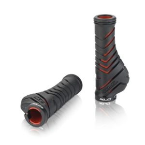 XLC GR-S30 juego de puños ergonomicos 130 mm negros/rojos