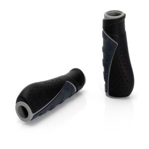 XLC GR-G06 juego de puños Ergonomic 130 mm negros/grises