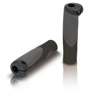 XLC GR-S28 juego de puños Bo1 con tornillos 136 mm negros/grises