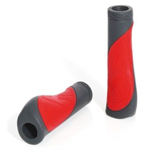 XLC GR-S17 juego de puños Confort Bo2 135 mm rojos/grises