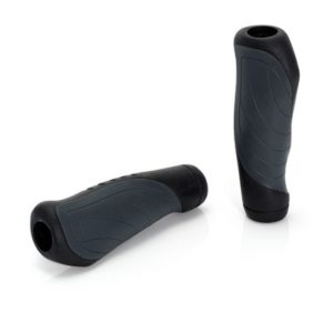 XLC GR-G04 juego de puños ergonomicos gel 135 mm negros/grises