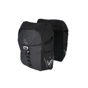 BA-S109 juego de alforjas V-Light Active 34L negro con luz roja (30x37x12 cm)