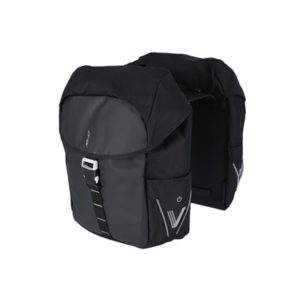 BA-S109 juego de alforjas V-Light Active 34L MIK negro con luz roja (30x37x12 cm)
