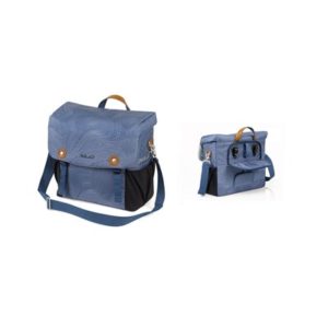 XLC BA-S87 bolsa hombro 32x36x14 cm azul huella digital