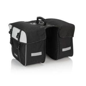 XLC BA-S74 juego de alforjas 30x30x17 cm negro/antracita 30 litros