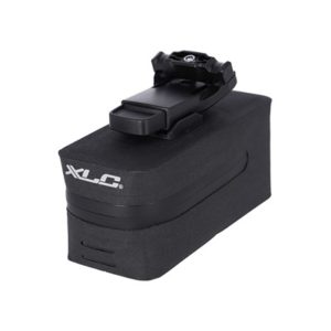 XLC BA-S110 bolsa para sillin con adaptador Fidlock Push negro (16x7x7.5 cm)
