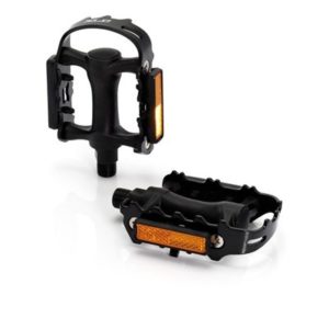 XLC PD-M01 pedales plastico MTB/ATB eje boron 102x63mm negros