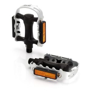 XLC PD-M01 pedales plastico MTB/ATB eje boron 102x63mm negros/plata
