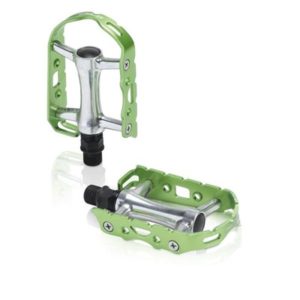 XLC PD-M15 pedales MTB/ATB Ultralight 104x63mm plata/verdes
