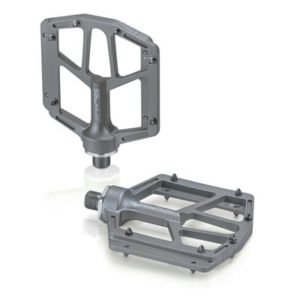 XLC PD-M14 pedales MTB plataforma 104x110mmx28mm aluminio plata