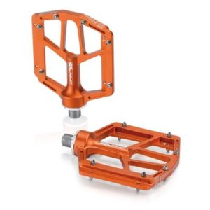 XLC PD-M14 pedales MTB plataforma 104x110mmx28mm aluminio naranja
