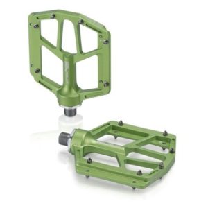 XLC PD-M14 pedales MTB plataforma 104x110mmx28mm aluminio verde