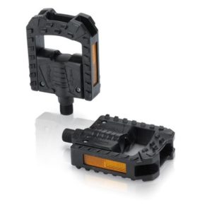 XLC PD-F01 pedales plegables plastico 99x80.5x28mm negros