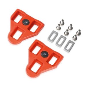 XLC PD-X04 juego de calas para pedales XLC compatible LOOK 9º rojas