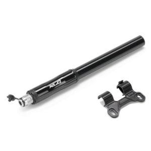 XLC PU-A09 mini hinchador carretera aluminio 185 mm-11bar con soporte negro