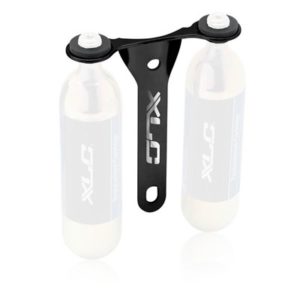 XLC PU-M03 soporte para 2 cartuchos de aire CO2 con rosca