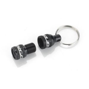 XLC PU-X07 llavero adaptador valvula Presta/Standard negro/negro