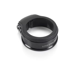XLC PC-A02 abrazadera tija sillin+goma 34.9 mm negro