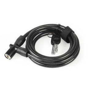 XLC LO-L14 candado cable espiral Ø8mm/180cm negro