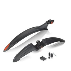 XLC MG-C22 juego de guardabarros delantero/trasero 26-29" para MTB/Trekking negro
