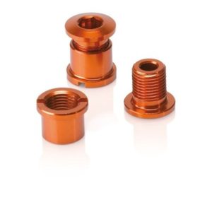 XLC tornillos para platos 5 por set, naranja
