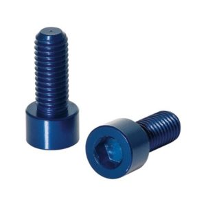 XLC BC-X02 2 tornillos hexagonales portabidon aluminio M5x17 mm azul