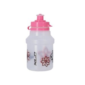 XLC WB-K07 bidon niño 350 ml rosa/transparente flores