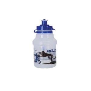 XLC WB-K07 bidon niño 350 ml azul/transparente