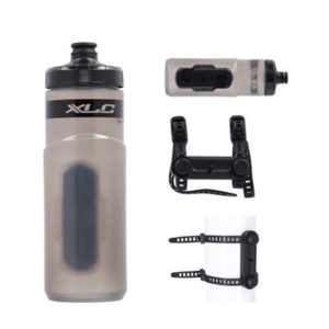 XLC WB-K06 bidon con sistema Fidlock Base universal 600 ml transparente