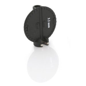 XLC TO-S44 llave boquilla de radios redonda 3,2 mm negra
