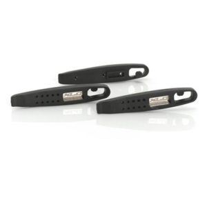 XLC TO-S59 desmontables acero/plastico negro (3 unidades)