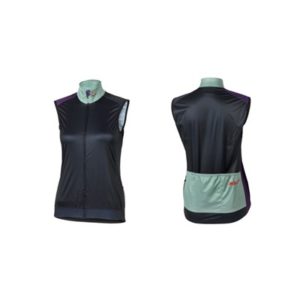 XLC JE-W07 chaleco cortavientos Race mujer azul oscuro/verde/lila