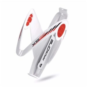 Portabidon Saccon Race One fibra X-5 blanco/rojo