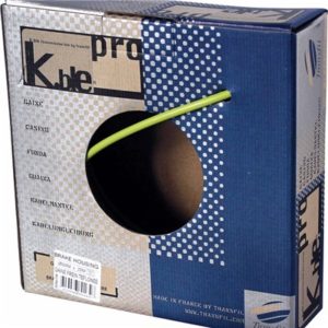 Caja de 25 metros funda freno con teflon verde