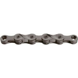 Cadena KMC X9 114 eslabones 9V gris