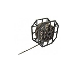 Rollo de 50 metros de cadena KMC X9 11/128" 6.6 mm 9V gris