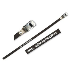 Juego de correas fibra MTB largas 440 mm negro