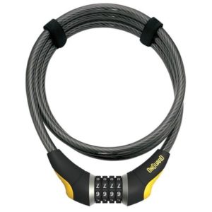 Candado cable Onguard Akita combinacion 185 cm x 8 mm