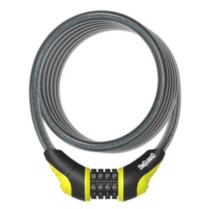Candado espiral Onguard Neon Combi 180 cm x 12 mm amarillo