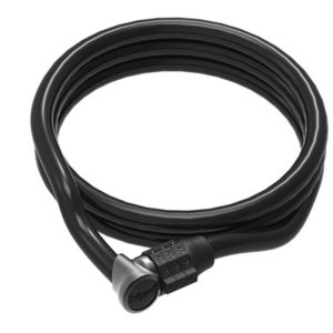 Candado espiral Onguard Neon Light Combo 120 cm x 8 mm negro