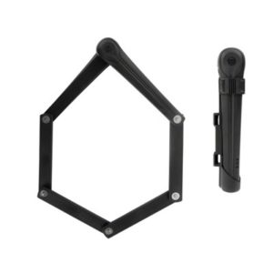 Candado plegable AXA Fold 100 largo 100 cm negro seguridad 9 medida plegado 22x6 cm peso 950 g