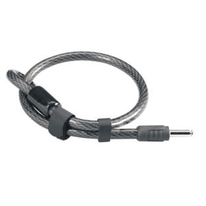 Cable AXA RL para candado Defender/Solid Plus/Victory largo 80 cm grosor 15 mm negro